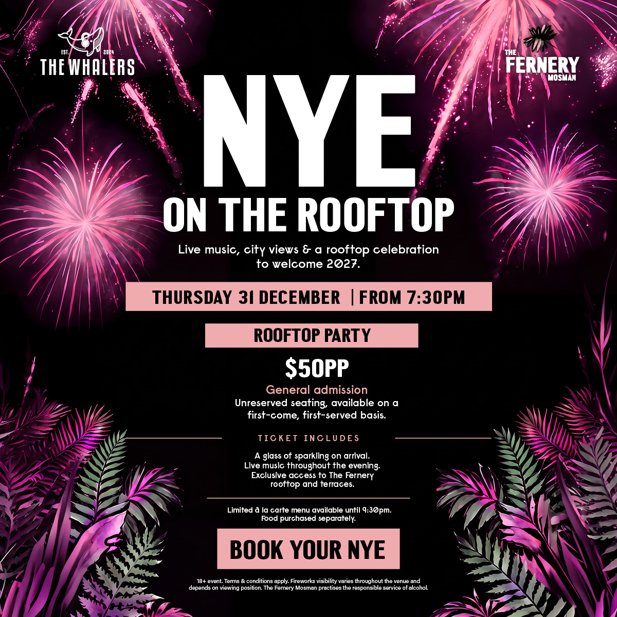 NYE ROOFTOP PARTY