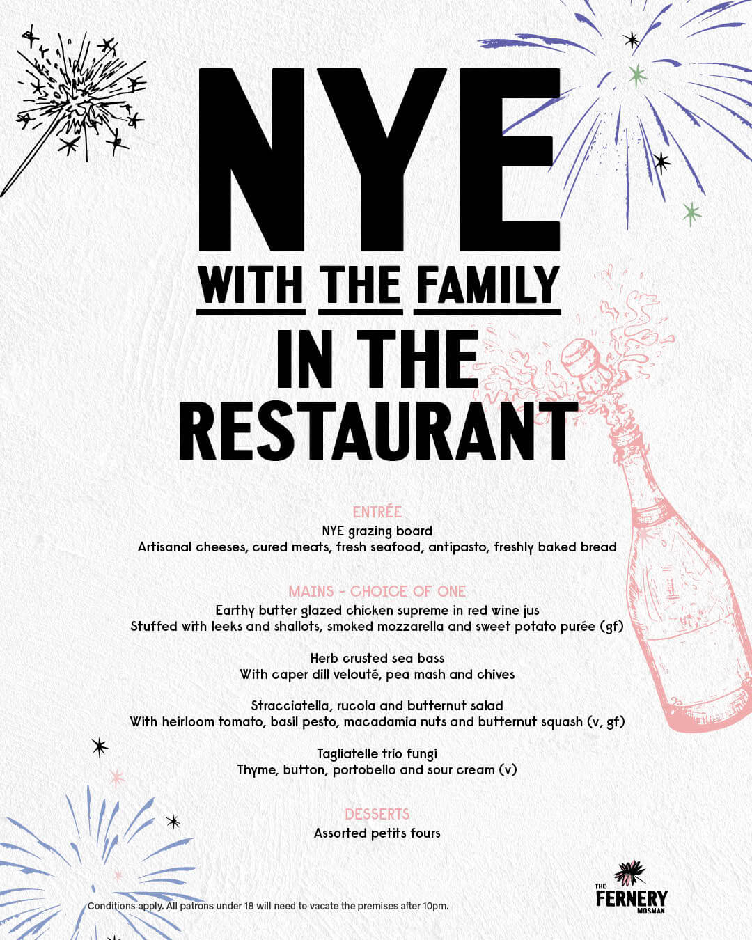 NYE WITH THE FAMILY IN THE RESTAURANT